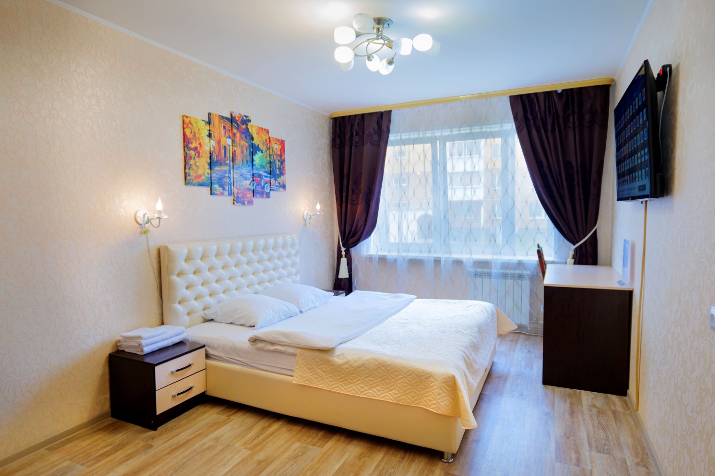 Уютная однокомнатная квартира 39 м²